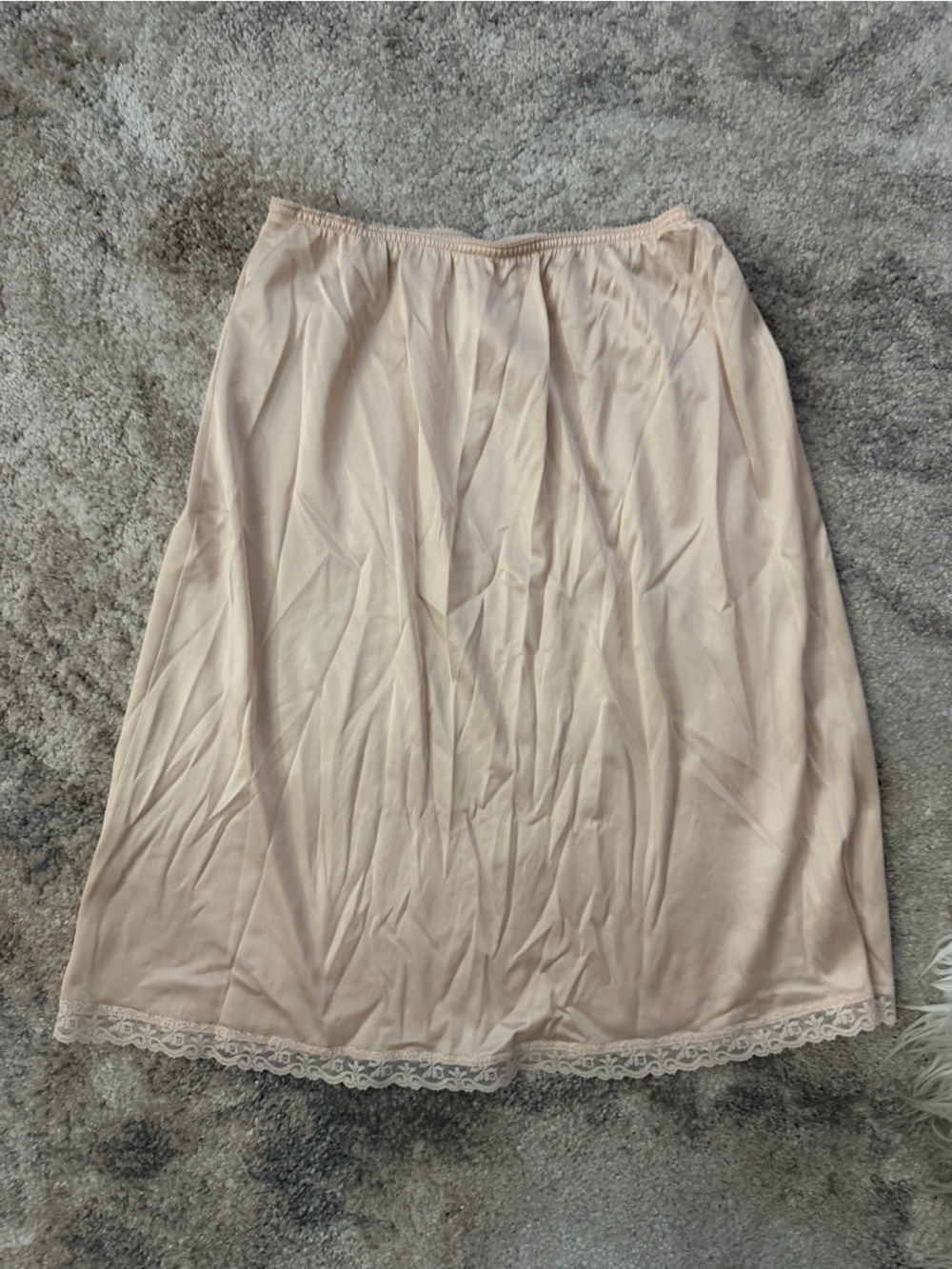 Warner's Lace-Trim Half Slip in Light Pink